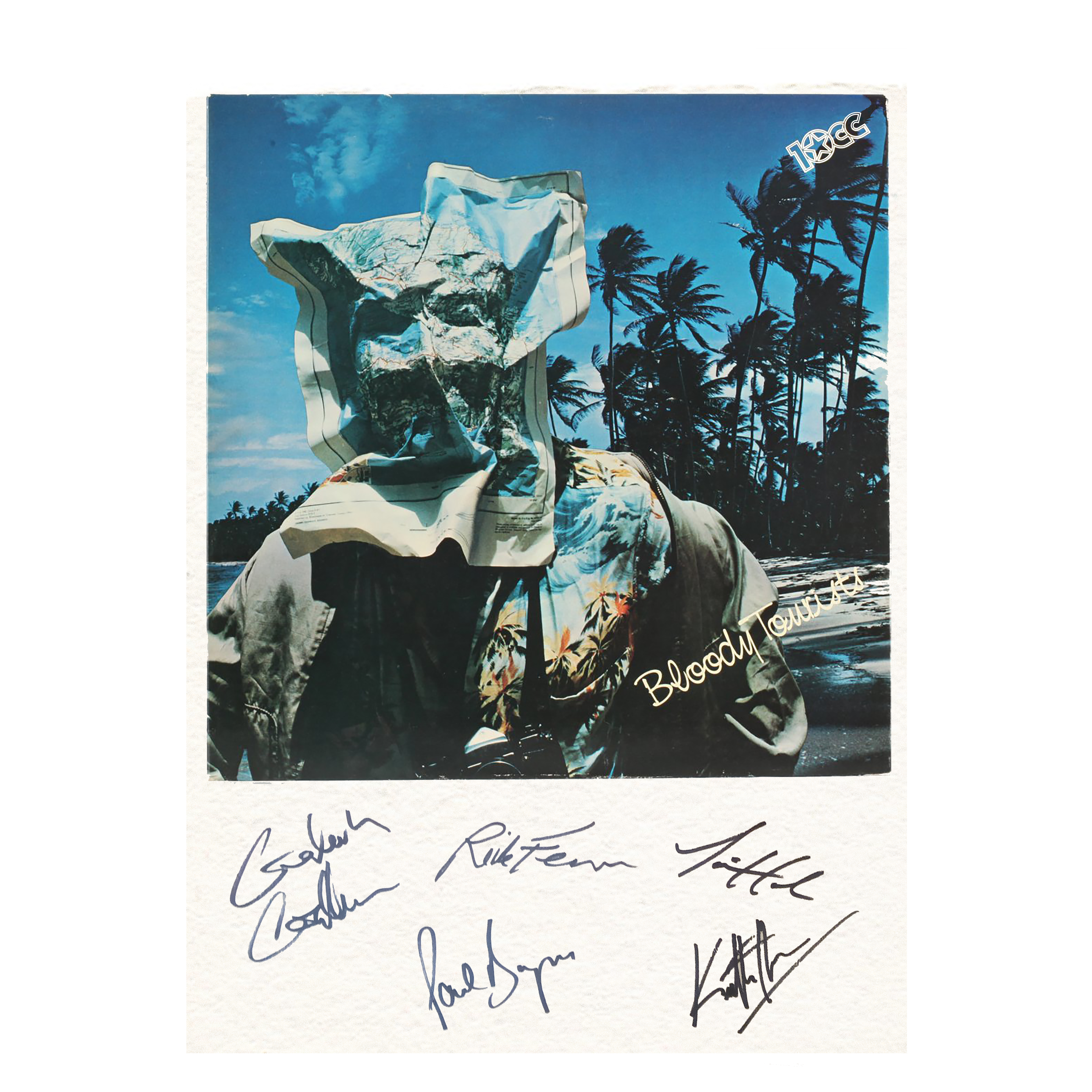 A3 Bloody Tourist Signed Poster - 10CC