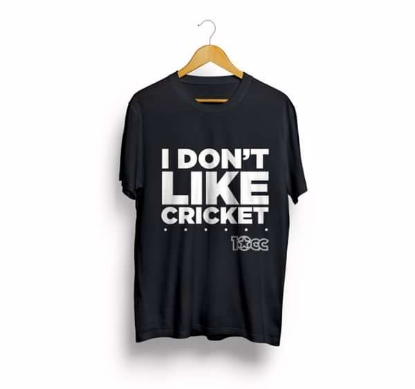 I Don't Like Cricket T-shirt - 10CC
