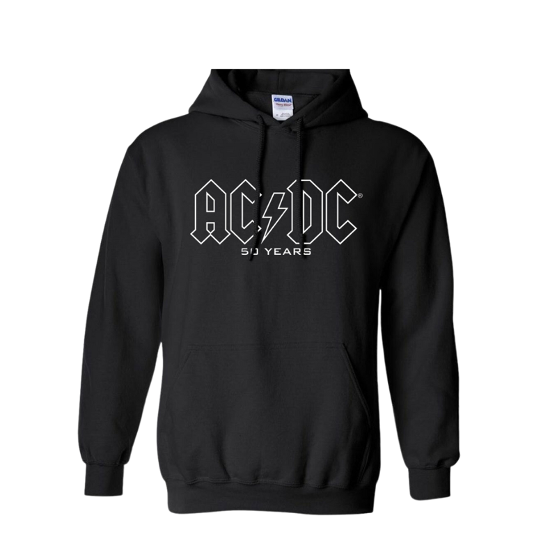 50 Years Hoodie of Logos AC/DC - AC/DC