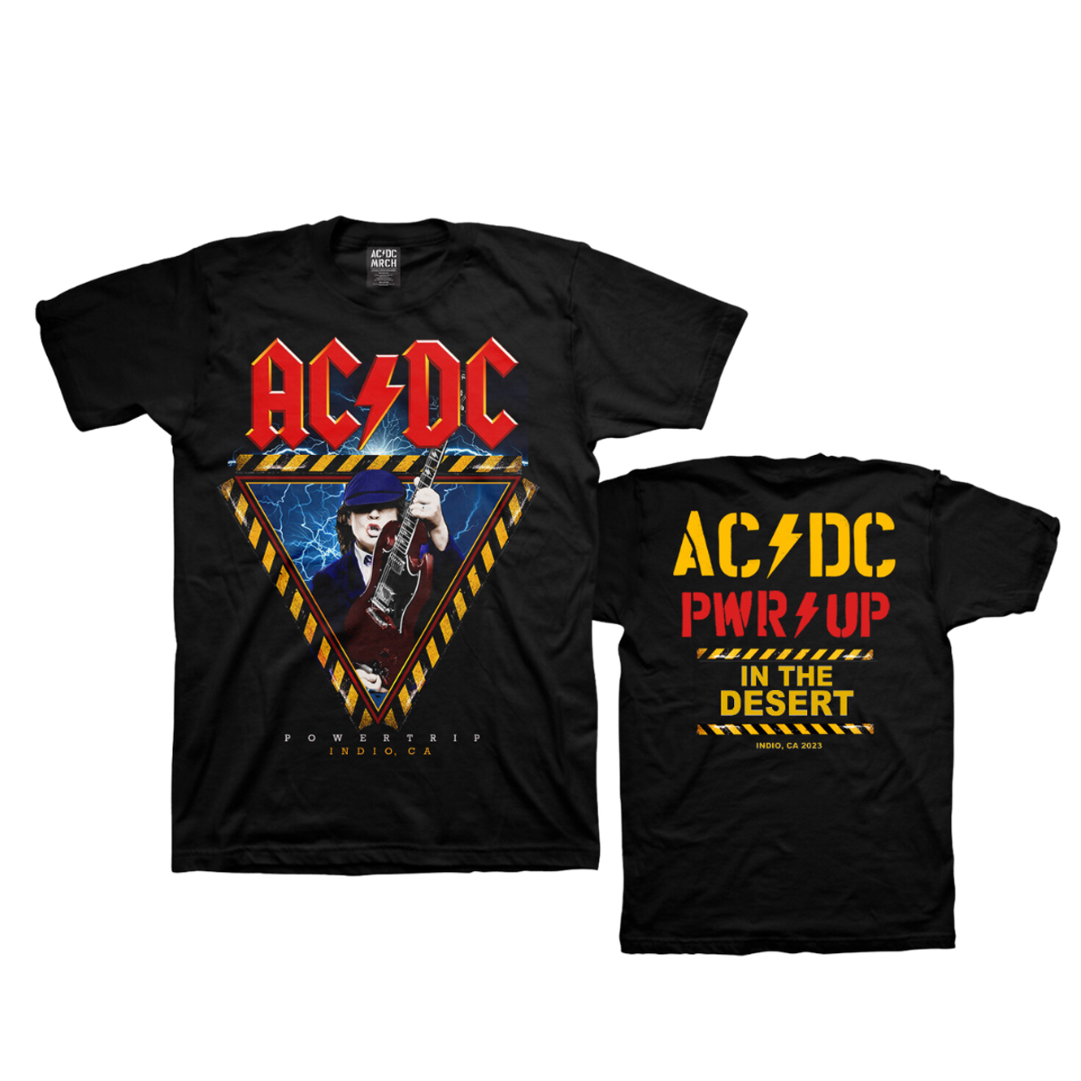 Power Trip In The Desert Event T-Shirt - AC/DC