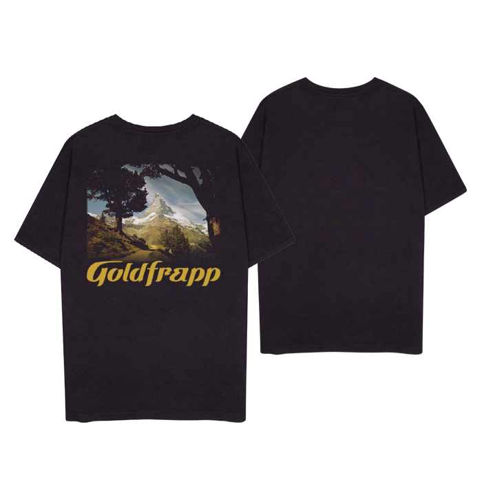 Mountain Peak Black T-shirt - Alison Goldfrapp