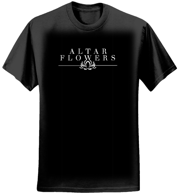 Logo T-Shirt (Black) - Altar Flowers