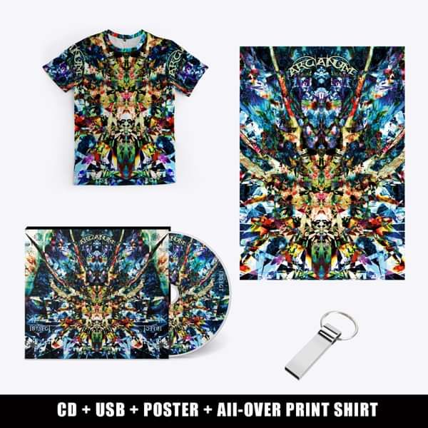 Infect Insect - Arcanum (CD + USB + Poster + All-Over Print T Shirt) - Active Meditation Music