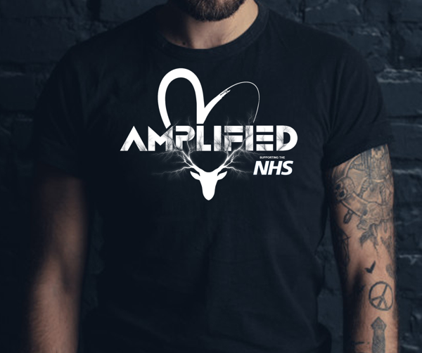 Amplified 'HEART' Logo in support of the NHS - Amplified Open Air