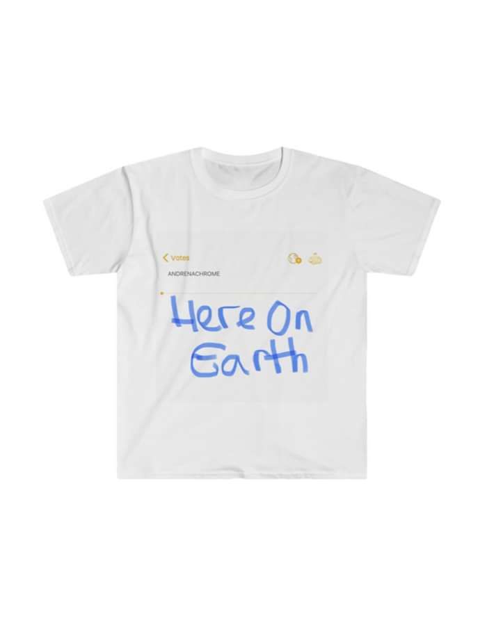 Here on Earth Up Load Tee - Andrenachrome