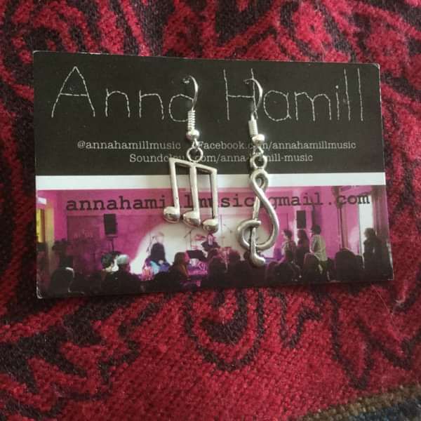 Music Note Earrings - Anna Hamill