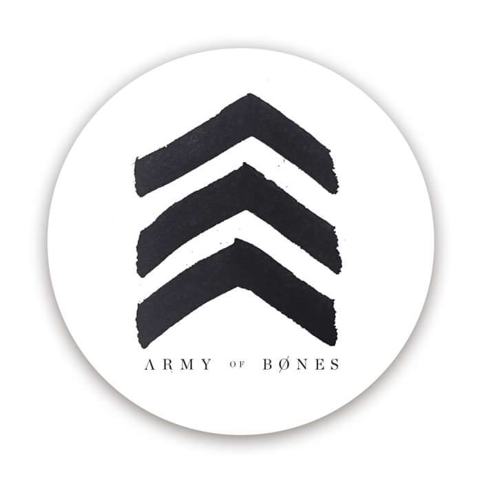 Sticker (White) - Army of Bones