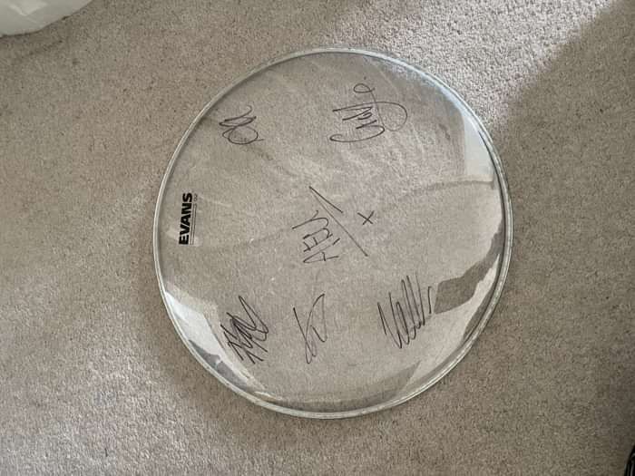 Signed Drum Skin - As Everything Unfolds