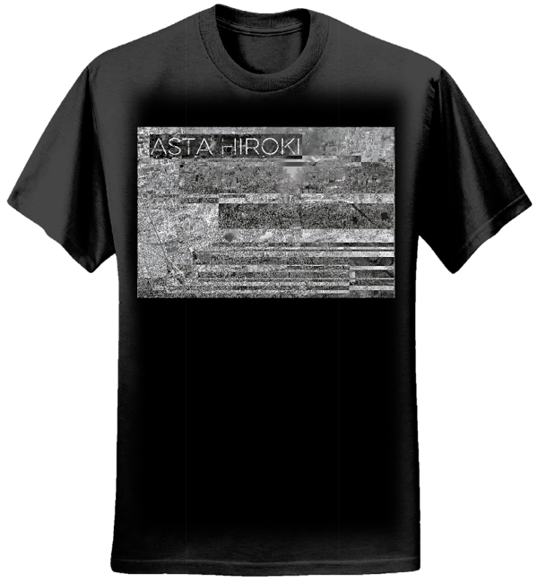 Mens Asta Hiroki Map Glitch Tee (black) - Asta Hiroki