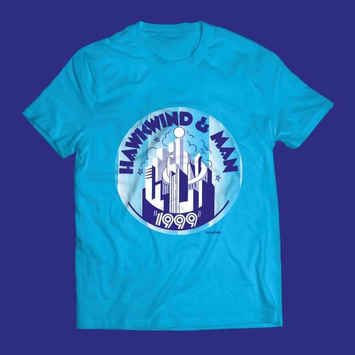 Hawkwind & Man 1999 - T-Shirt - Barney Bubbles