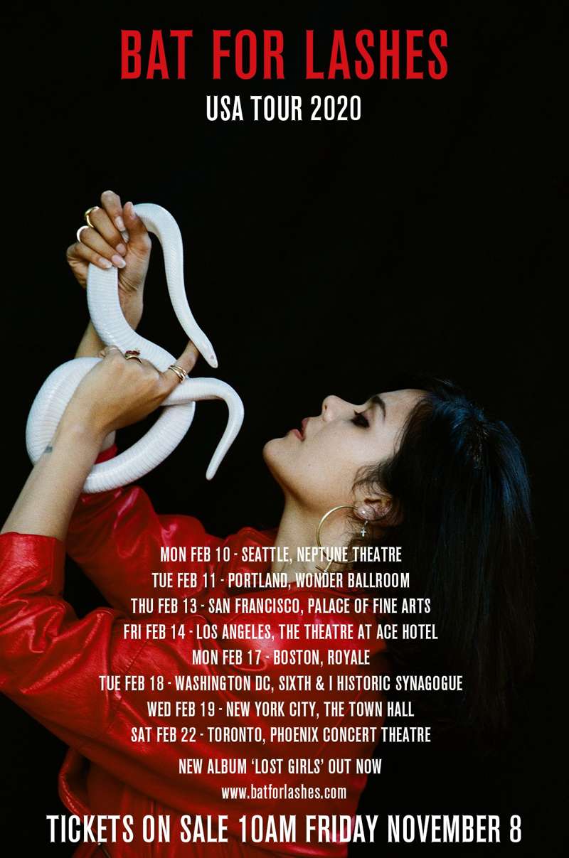 Bat For Lashes At Wonder Ballroom Portland On 11 Feb 2020