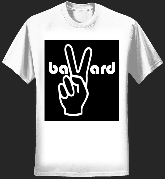 Men's White T-Shirt - Peace - Bavard