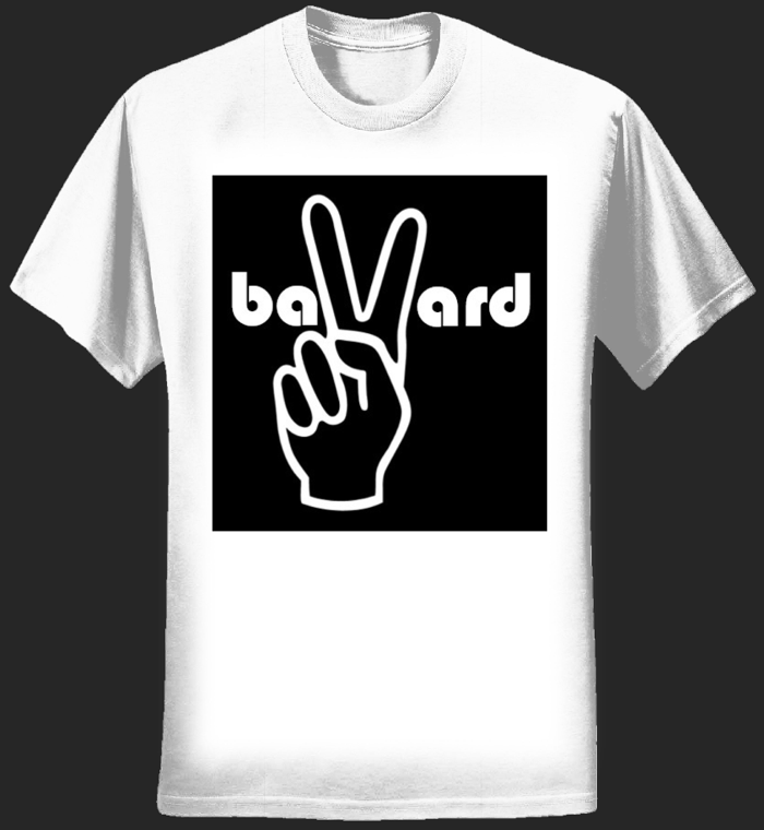 Women's White T-Shirt - Peace - Bavard