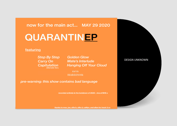 Quarantin-EP | CD - Ben Harrison