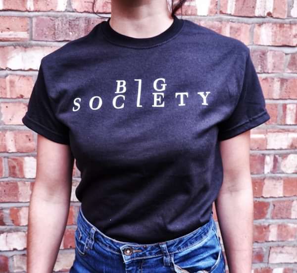 Big Society Logo T-Shirt - Black - Big Society