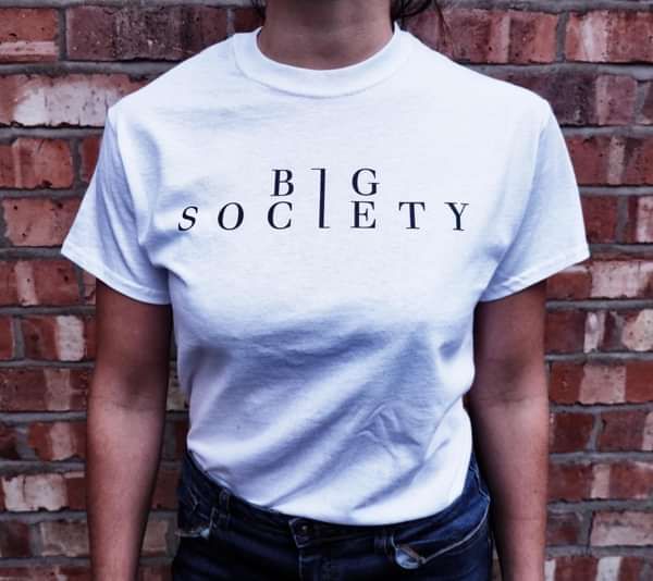 Big Society Logo T-Shirt - White - Big Society