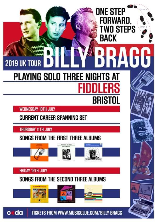BRISTOL - 3 NIGHT TICKET PACKAGE - SOLD OUT - Billy Bragg