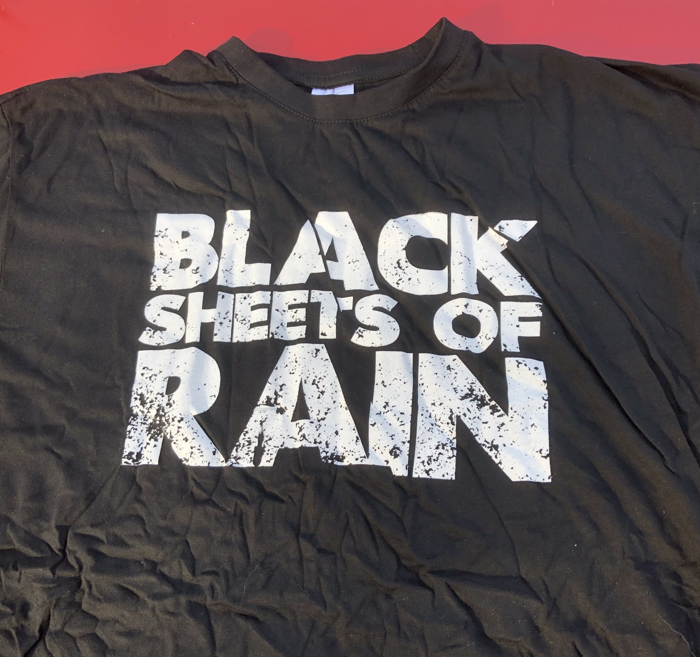 Logo T-shirt - Black Sheets of Rain