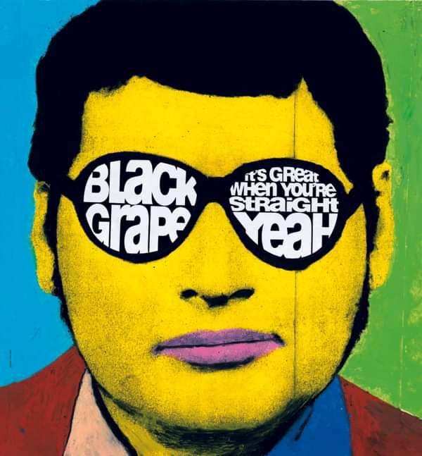 BLACK GRAPE LIMITED EDITION 2016 SIGNED TOUR POSTER - Black Grape