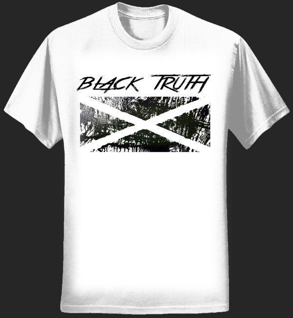 mens Black Truth Saltire - Black Truth