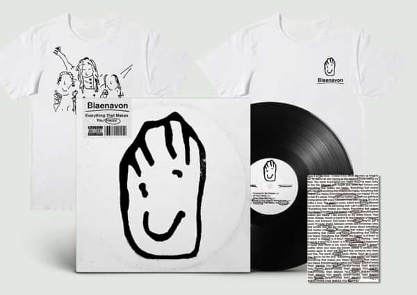 Everything That Makes You Happy - LP + Teeshirt + Signed Postcard - Blaenavon