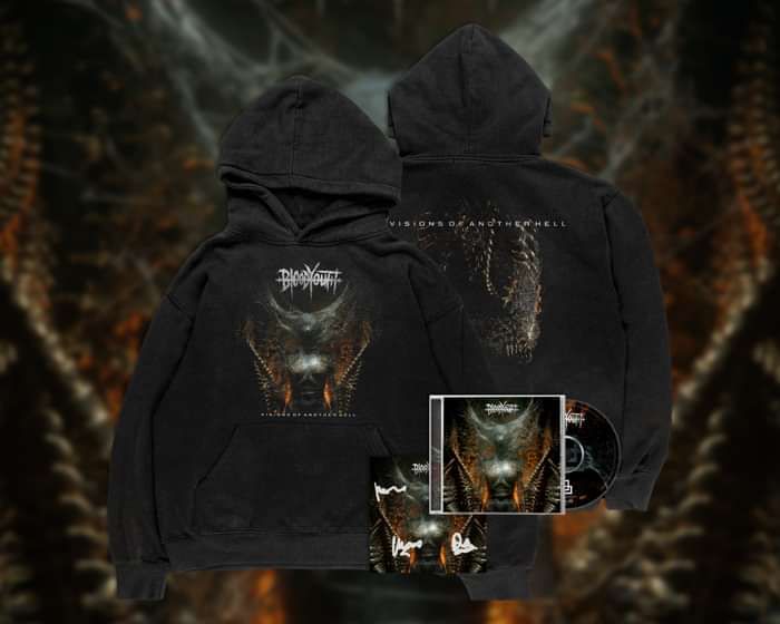 Visions Of Another Hell: CD + Signed Print + Hoody - Blood Youth