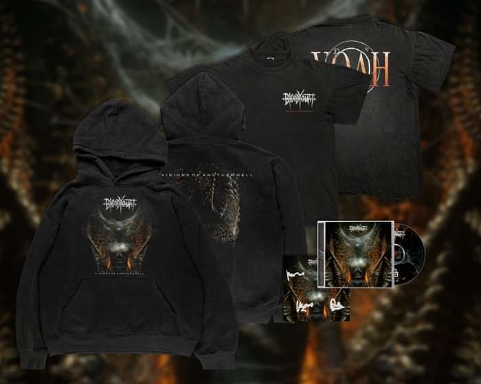 Visions Of Another Hell: CD + Signed Print + T-Shirt + Hoody - Blood Youth