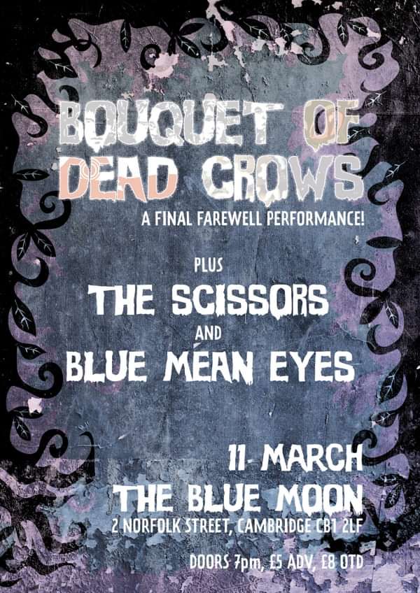 Farewell gig ticket - Bouquet Of Dead Crows