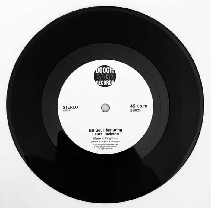 BB Soul ft. Laura Jackson - 'Make It Alright/Reach Out' (7" Vinyl) - Boogie Back Records