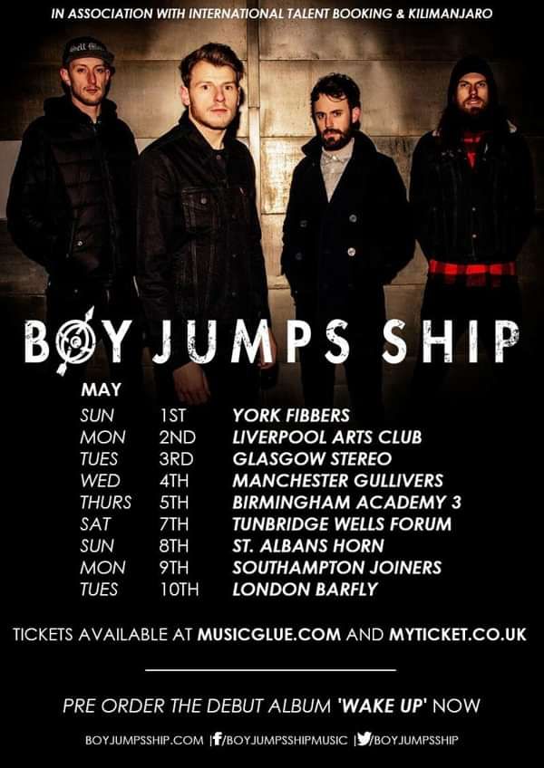 CD + UK Tour Ticket - Boy Jumps Ship