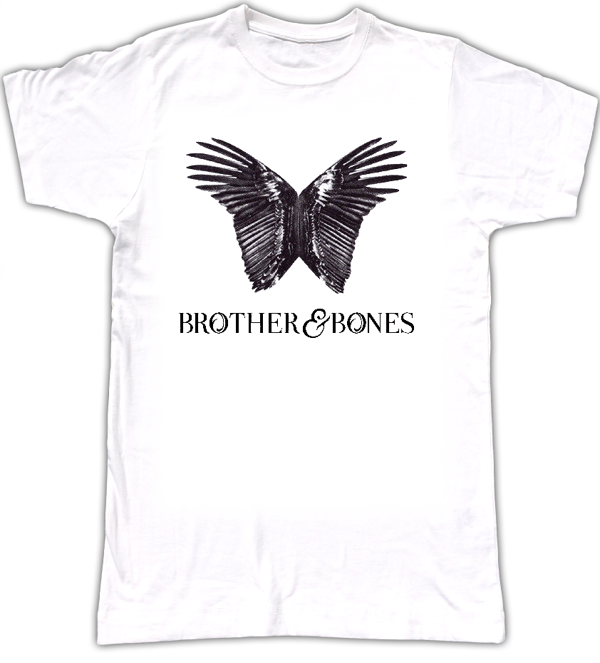 Mens 'Wings' Art T-Shirt - WHITE - Brother & Bones