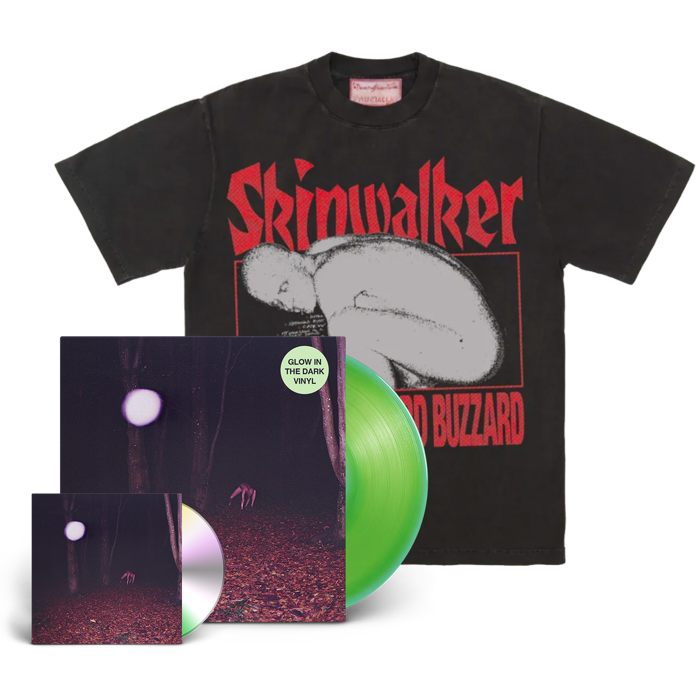 Skinwalker Vinyl LP, CD and T-Shirt Bundle - Buzzard Buzzard Buzzard