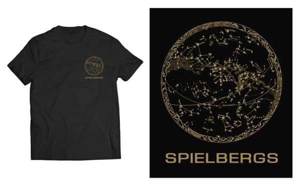 Spielbergs - Star Chart T-Shirt - By The Time It Gets Dark