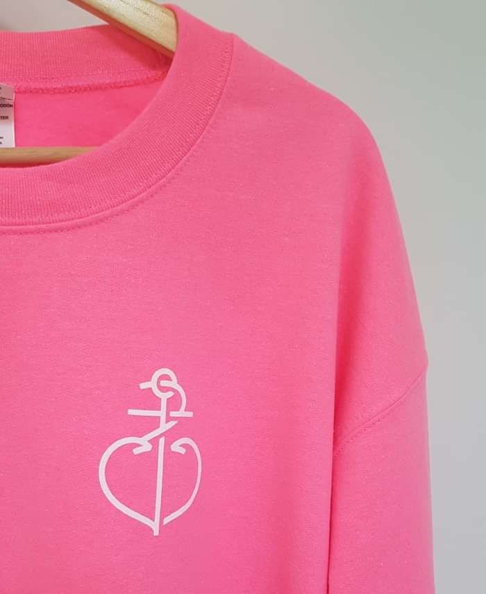Anchor Sweatshirt (Bubblegum Pink) - Calum Foad