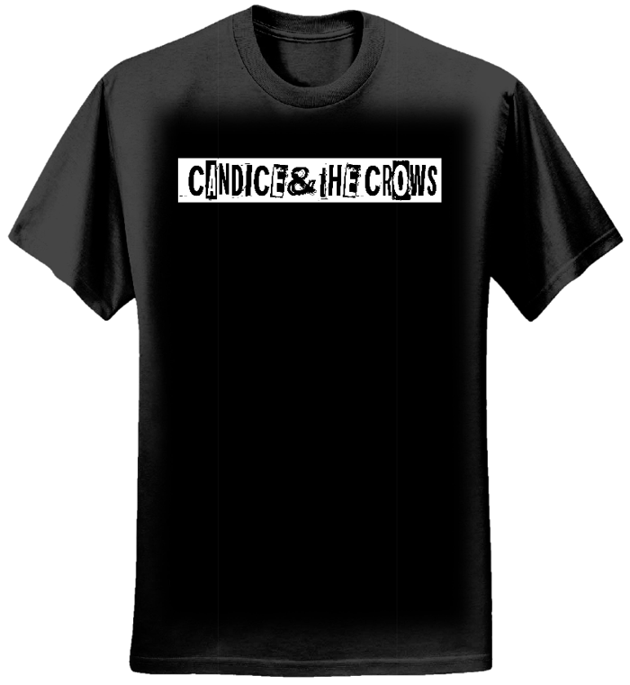 Candice& the Crows Organic Cotton Men's T-shirt (Black) - Candice& the Crows