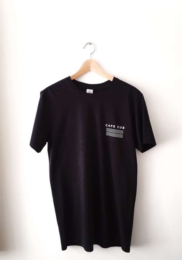 Waves Tee (Black) - SOLD OUT - Cape Cub