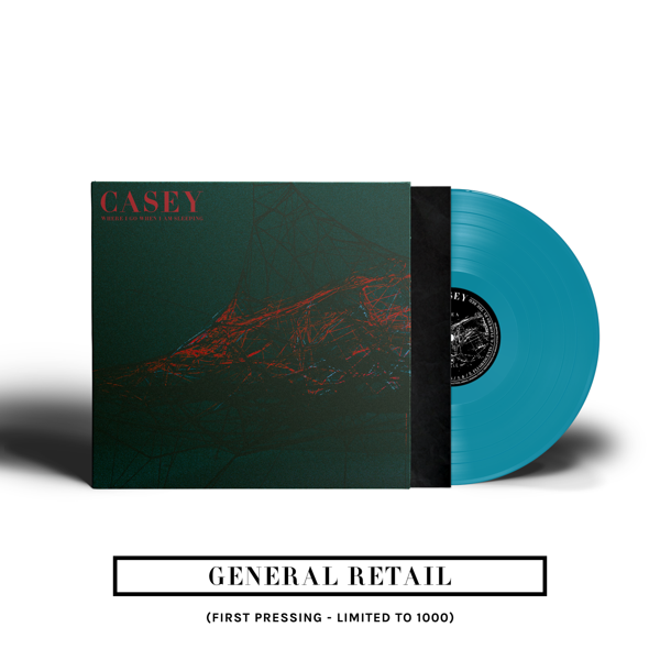 Where I Go When I Am Sleeping - 12" Vinyl (Limited Turquoise Blue Colourway) - Casey US
