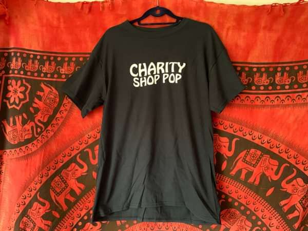 Black Logo T-Shirt - charityshoppop