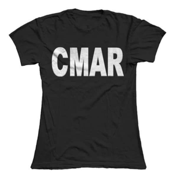 CMAR Black Ladies T-Shirt - Chip