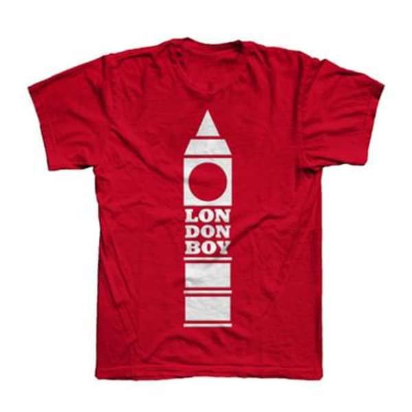 London Boy Red Ladies T-Shirt - Chip