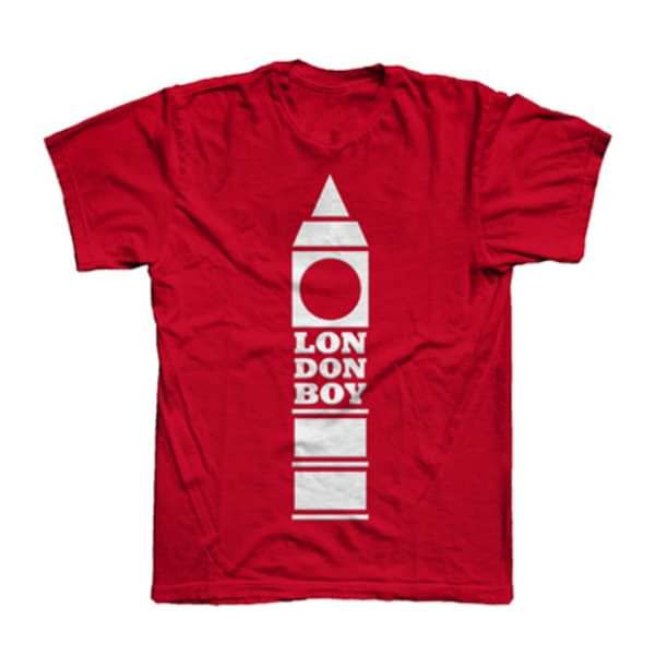 London Boy Red T-Shirt - Chip