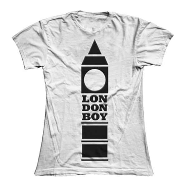 London Boy White Ladies T-Shirt - Chip