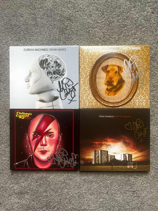 Chris Catalyst / Eurekas SIGNED 4xCD bundle - Chris Catalyst