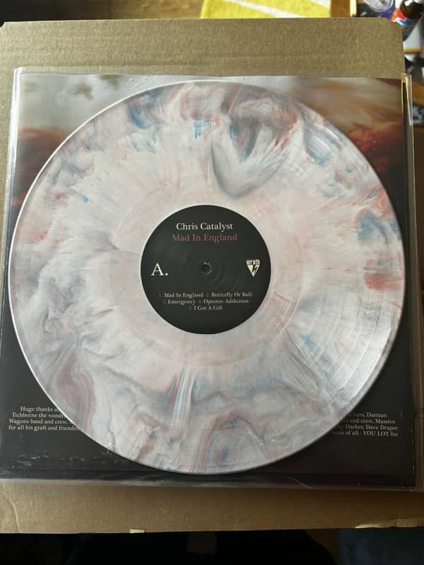 'Mad In England' - Chris Catalyst - MARBLED vinyl (200 only) - Chris Catalyst