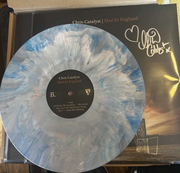 'Mad In England' - Chris Catalyst - SIGNED MARBLED vinyl (200 only) - Chris Catalyst