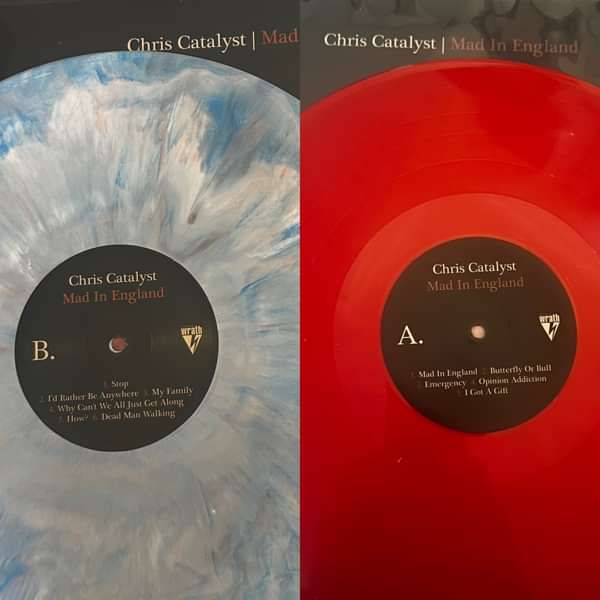 'Mad In England' - SIGNED MARBLED AND RED VINYL BUNDLE - Chris Catalyst