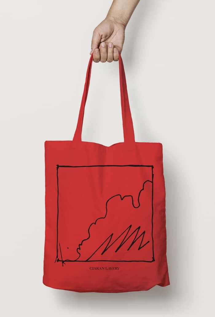 CL Wells Tower Tote Bag Red - Ciaran Lavery
