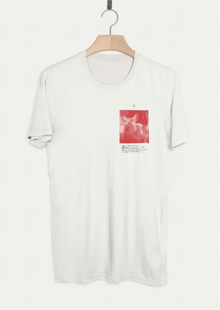 Fire Pocket Off White T Shirt - Ciaran Lavery