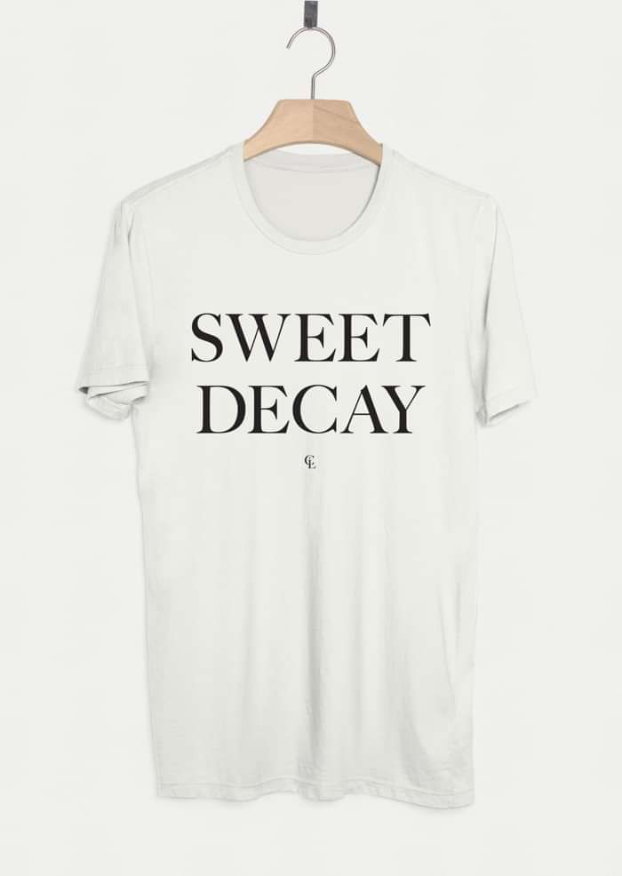 Sweet Decay Off White T Shirt - Ciaran Lavery