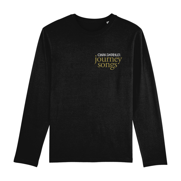 Journey Songs Black Organic Long-Sleeve / Text Only - Clark Datchler